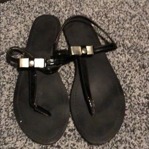 Black Strappy Sandals